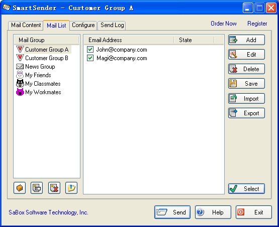 Smart Sender Screenshot